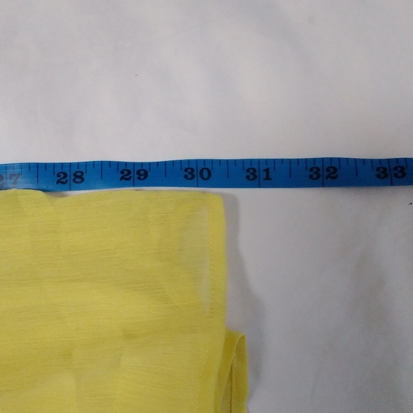 CUTE YELLOW TUBE TOP CHIFFON JUMPSUIT SIZE 2X - Picture 4 of 12